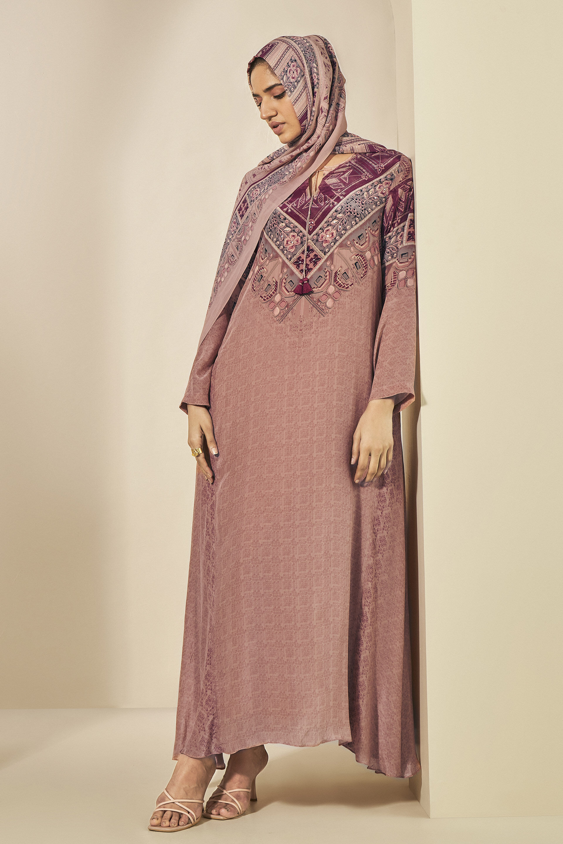 Solana Scarf - Onion Pink